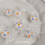 Lantern Glazed Japanese Candy Beads Handmade Firing DIY Handmade Beaded Beaded Bracelet Necklace Material Accessories - Image 5