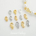 Color retention high quality bag real gold lobster clasp jewelry bracelet finishing connection spring clasp diy beaded material accessories - Image 4