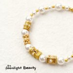 Shajin Hollow Inlaid Pearl Passepartout Wheel Beads Beads Layered Beads Handmade DIY Beaded Bracelet Jewelry Accessories - Image 2