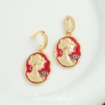 Medieval Monet Garden Oil Painting Necklace Pendant Handmade Beaded DIY Material Bracelet Necklace Accessories - Image 6