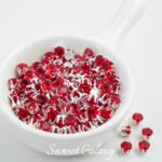 Card 5 Round Zirconium Silver Bottom Claw Diamond Zircon Claw Diamond Silver Beaded Handmade DIY Material Bracelet Necklace Accessories - Image 10