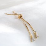 Copper Plated Real Gold Diamond High Feeling Temperament Extended Chain Handmade DIY Bracelet Necklace Beaded Beaded Accessories Material - Image 6