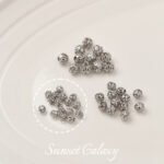 14K18K Electroplated Real Gold Cut Out Hydrangea Spacer Beads Loose Beads Handmade DIY Beaded Bracelet Necklace Jewelry Accessories - Image 12