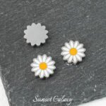 Titanium Steel Daisies Smiley Beads Beads Handmade DIY Beaded Material Bracelet Necklace Earrings Accessories - Image 13