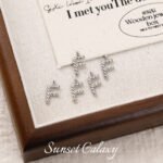 Twist plating real gold 26 English letter pendant handmade diy string bracelet earrings necklace accessories - Image 37