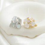 High Color Retention Shell Butterfly Inlaid with Zirconium Link Buckle diy Handmade Beaded Loose Beads Pearl Bracelet Necklace Accessories Material - Image 4