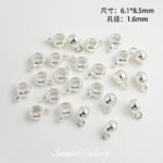 14k New Chinese Retro Alloy Butterfly Tee Hanging Handmade DIY Bracelet Necklace Beaded Beaded Accessories Material - Image 6