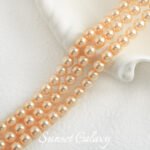 [8mm] imitation of Shi Jia pearl thick coating high run straight hole beads handmade DIY bracelet necklace beads accessories material - Image 8