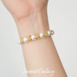 18k Real Gold Plated Diamond Cross Spacer Accessories Silver Zircon Handmade DIY Material Beaded Bracelet Necklace Accessories - Image 3