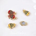 Electroplated real gold lion koi strong suction buckle closing magnet buckle diy beaded bracelet necklace accessories - Image 7