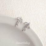 [Bow Pendant] Color-preserving gold-plated high color-preserving zirconium diy handmade beaded bracelet necklace beaded material - Image 7