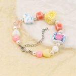 House Abai 18k Gold Plated Color Preservation Lobster Buckle Coil Buckle Extension Chain Beaded DIY Material Bracelet Necklace Accessories - Image 2