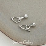 18K Simple All-match Round Bead End Connection Buckle Head Handmade DIY Beaded Material Bracelet Necklace Accessories - Image 14