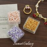 [Fruit Material Collection] Cherry Bracelet Ring 18K Gold Color Preserving Claw Diamond Loose Beads Handmade DIY Beading Accessories - Image 4