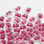 [5*7 rectangle] 18k gold rectangular multi-cut zircon claw drill handmade diy material beaded bracelet accessories - Image 5