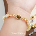 18k Gold Plated Color Preservation Zirconium Gem Universal Coil Buckle Handmade Beaded DIY Material Bracelet Necklace Accessories - Image 5