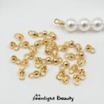 14k18k gold color retaining finishing connection opening positioning bag buckle handmade diy string bracelet necklace jewelry - Image 3