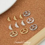 Alkaline water knot horn bag pendant autumn and winter simple versatile handmade DIY bracelet necklace earrings beaded material accessories