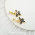 Dripping Oil Crushed Ice 18k Real Gold Plated Coil Connection Buckle Handmade DIY Material Beaded Bracelet Necklace Accessories - Image 9