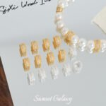 18K Gold-Plated Color-Preserving Zircon Pearl Crystal Bracelet Spacer Beads Handmade DIY Beaded Necklace Jewelry Accessories Material