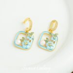 Monet Garden Oil Painting Wind Pendant Single Pendant Flower Handmade Beaded DIY Material Bracelet Necklace Accessories - Image 28