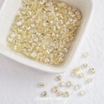 30 real gold-plated color-preserving round zirconium silver anti-claw drill beads diy handmade beaded material bracelet jewelry accessories - Image 24