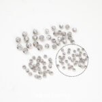 Color-preserving 18K Gold Flower Cross-cut Beaded Melon Pattern Beads Handmade DIY Beaded Bracelet Necklace Earrings Accessories - Image 14