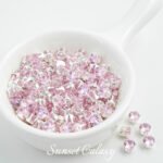 Card 5 Round Zirconium Silver Bottom Claw Diamond Zircon Claw Diamond Silver Beaded Handmade DIY Material Bracelet Necklace Accessories - Image 8