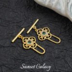 18k real gold plated temperament zircon Ot buckle closing buckle connection buckle handmade diy beaded material bracelet necklace accessories - Image 12