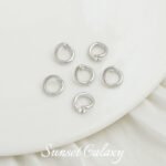 18K gold color retention universal opening ring handmade diy material beaded bracelet necklace closing connection buckle accessories - Image 9