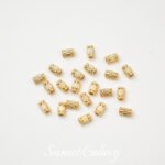 18K gold color Joker vertical bead beads DIY handmade jewelry pearl bracelet necklace accessories loose beads material - Image 6