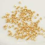 18k real gold plated high color barrel cut corner beads cut surface beads diy beaded loose beads bracelet necklace accessories material - Image 6