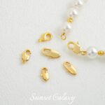 Color retention high quality bag real gold lobster clasp jewelry bracelet finishing connection spring clasp diy beaded material accessories - Image 5