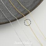 18k gold-plated silver oblate O-chain strip extended chain finishing chain tassel handmade diy bracelet necklace beaded material - Image 19