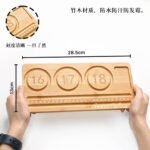 DIY Handmade Beaded Design Plate Bracelet Necklace Bamboo Wood Smooth and Non-Mouldy Portable Solid Wood Bead Jewelry Tool - Image 15