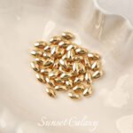 18k gold baroque style irregular shaped stone beads loose beads diy string bracelet necklace jewelry accessories - Image 11