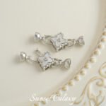 18k Shell Laser Star Casing Buckle Round Bead Casing Connection Buckle Handmade DIY Beaded Material Bracelet Accessories - Image 7