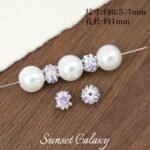 18K Gold-Plated Color-Preserving Micro-Paved Zircon Wheel Beads Spacer Beads Handmade DIY Beaded Bracelet Necklace Jewelry Accessories Material - Image 25