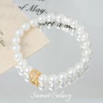 18K Gold-Plated High-Quality Four-Leaf Clover Barrel Beads Spacer Beads Handmade DIY Beads Bracelet Necklace Loose Beads Jewelry Accessories Material - Image 3