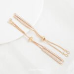 Gold Plated Zirconium Extension Chain Show Temperament Chain Handmade DIY Bracelet Necklace Beaded Beads Accessories Material - Image 10