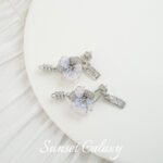 Dripping Oil Crushed Ice 18k Real Gold Plated Coil Connection Buckle Handmade DIY Material Beaded Bracelet Necklace Accessories - Image 20