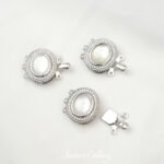 Color-preserving 18K gold oval inlaid beetle zircon pin buckle closing buckle diy jewelry bracelet necklace connection buckle accessories - Image 6