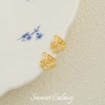 18K Christmas Series Gingerbread Man Socks with Zirconium Pendant Handmade DIY Beaded Material Earrings Accessories Bracelet Accessories - Image 30