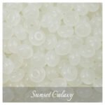 Clear color round flat glass abacus beads loose beads handmade DIY material bracelet necklace beaded jewelry accessories - Image 6