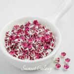 Card 5 Round Zirconium Silver Bottom Claw Diamond Zircon Claw Diamond Silver Beaded Handmade DIY Material Bracelet Necklace Accessories - Image 9