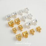 14k New Chinese Retro Alloy Butterfly Tee Hanging Handmade DIY Bracelet Necklace Beaded Beaded Accessories Material - Image 2