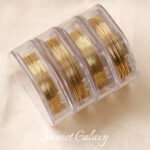 South Korea imported color preserving gold wire copper wire copper wire coil handmade diy beaded winding shaped woven jewelry accessories - Image 2