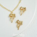 Real Gold Plated High Color Retention Butterfly Pendant Beads diy Handmade Beaded Bracelet Necklace Earrings Jewelry Material Accessories - Image 3