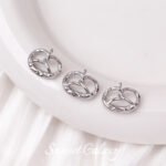 South Korea Imported 18K Bag Gold Alkali Water Bread Knot Pendant Earrings Handmade DIY String Earrings Necklace Headwear Accessories - Image 8