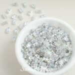 Rectangular zircon anti-clip claw drill handmade diy material beaded bracelet jewelry accessories 18k gold-plated rhinestone beads - Image 11